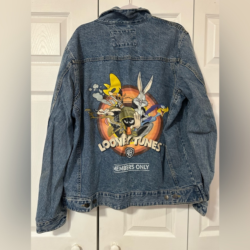 Warner Bros Members Only Jean Jacket